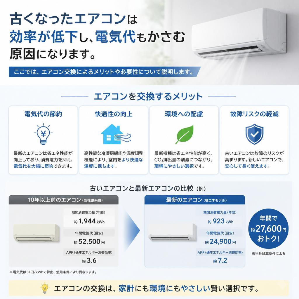 2. エアコン交換が必要な理由